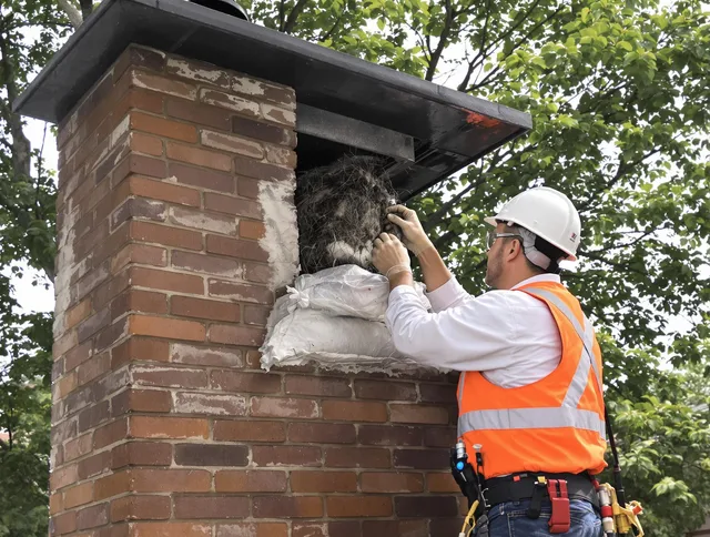 Humane removal of debris and animals by Redlands Chimney Sweep in Redlands, CA